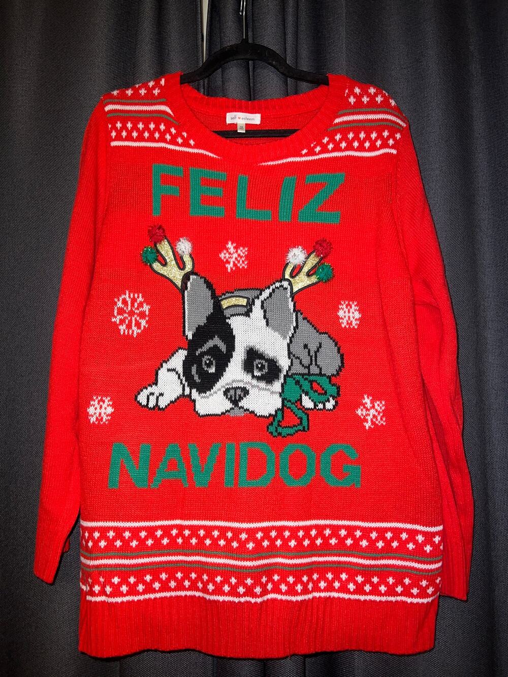 Ugly Christmas Sweater Xmas Size 1X
